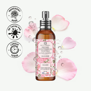 Brume d’Intérieur Textile – Eau de Rose