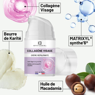 Collagène Vegan – Crème Repulpante Visage