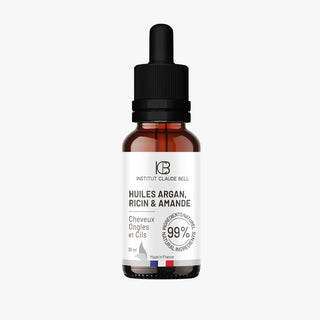 Huiles Argan, Ricin & Amande – Cheveux, Ongles et Cils