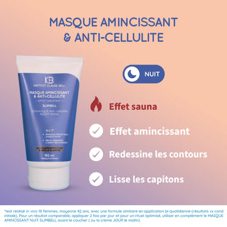Masque Thermique Amincissant & Anti-Cellulite (Sans rincage) - Slimbell