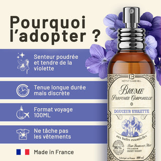 Brume Parfumée Corporelle – Douceur Violette