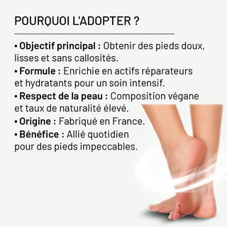 Soin Réparateur Callosités – Acide Salicylique 2% + Urée 10%
